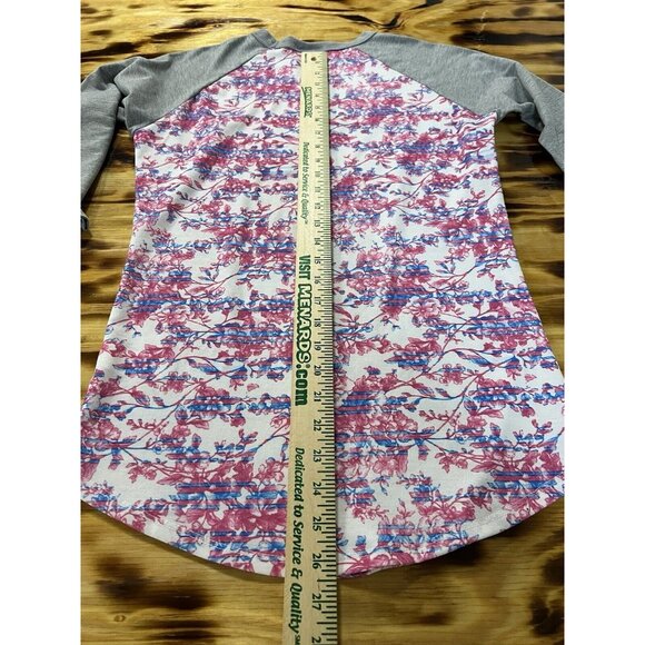 LuLaRoe Floral Pattern Size XS polyester/spandex Preppy Casual Comfy - Picture 9 of 9